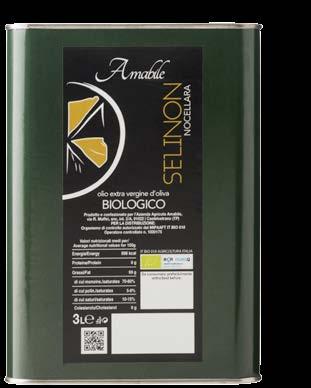 L Olio Bio Lattina BIO Selinon 3 l Olio extra vergine d oliva Biologico Olio di oliva di categoria superiore, ottenuto direttamente dalle olive ed unicamente mediante procedimenti meccanici.