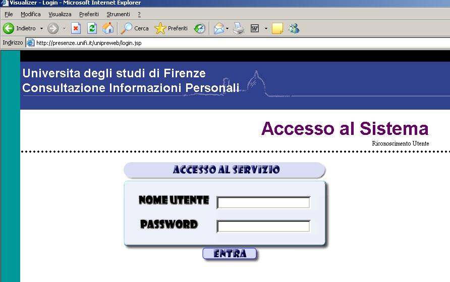 pag. 3 Il servizio Consultazione Informazioni Personali consente, cliccando su Menu, di visualizzare i seguenti dati: - elenco timbrature - elenco giustificativi - elenco situazione