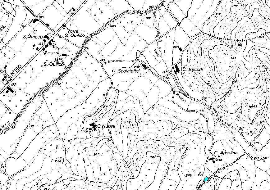 Area di rilievo 3: Località: Odalengo grande Cascina Arbolina Descrizione habitat: Laghetto di dimensione di