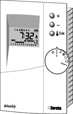 6.7 Accessori comfort CRONOTERMOSTATO A PARETE SETTIMANALE SONDA ESTERNA KIT