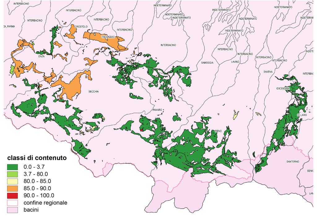 Individuazione e classificazione delle unità geologiche ofiolitiche od ofiolitifere nell Appennino