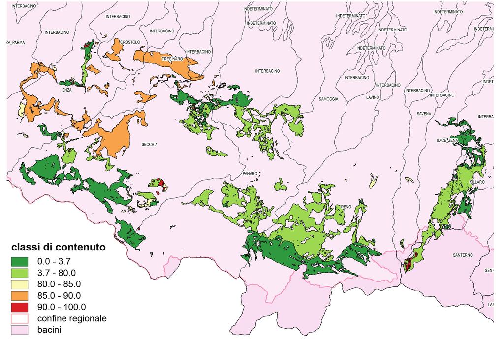 Individuazione e classificazione delle unità geologiche ofiolitiche od ofiolitifere nell Appennino