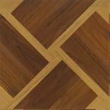 Dimensioni: Pre-finished engineered pattern floor with teak