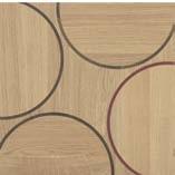 Dimensioni: Pre-finished engineered pattern floor with oak, teak