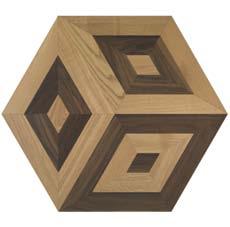 Dimensioni: 700x800mm Pattern floor in solid wood floor with oak and
