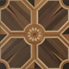 grezzi Dimensioni: Pattern floor in solid wood with doussie, wenge, hard