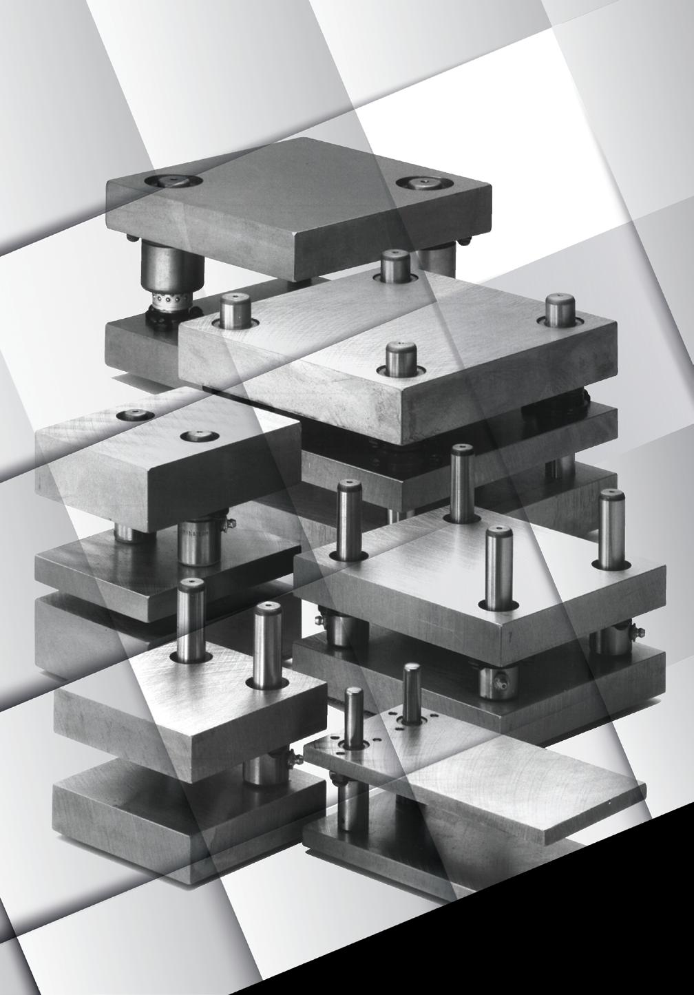 Basi e piastre normalizzate in acciaio per stampi Standard steel plates and standard steel die sets