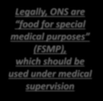 special medical purposes (FSMP),