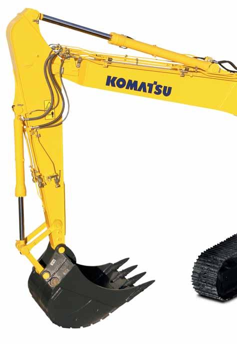 Un rapido sguardo Gli escavatori cingolati Komatsu della Serie 8 stabiliscono nuovi standard a livello mondiale per le macchine operatrici.