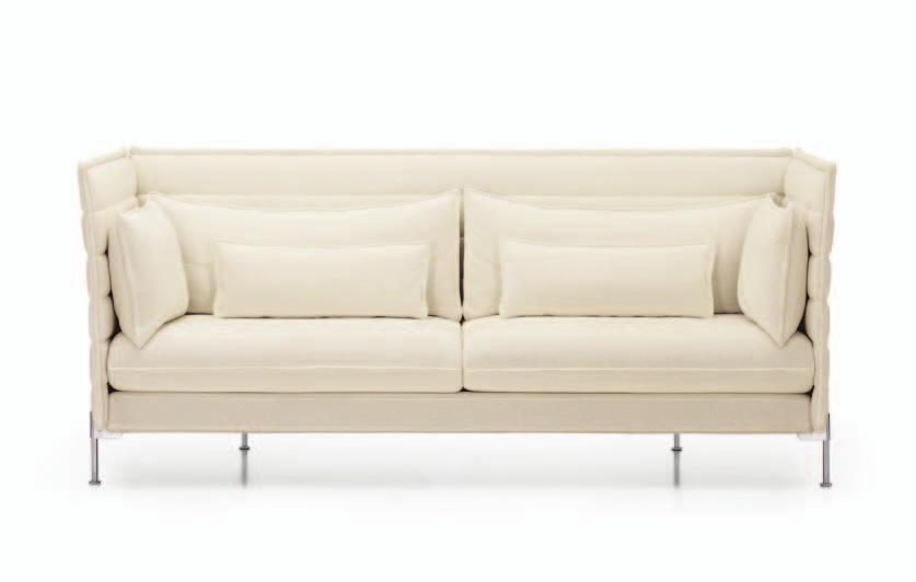 Sofa variazione Alcove Three-Seater Alcove Highback Three-Seater Materiale Panamone crema Alcove Two-Seater Panamone crema Alcove Love Seat &