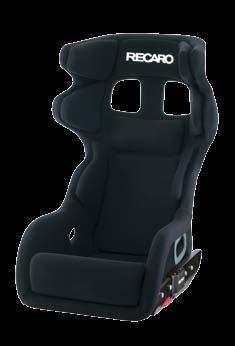 RECARO P 1300 GT Per uso professionale, omologato per vetture GT e Turismo Omologato (Advanced Racing Seat) Abbinabile agli attacchi laterali flessibili RECARO P 1300 GT, con regolazione