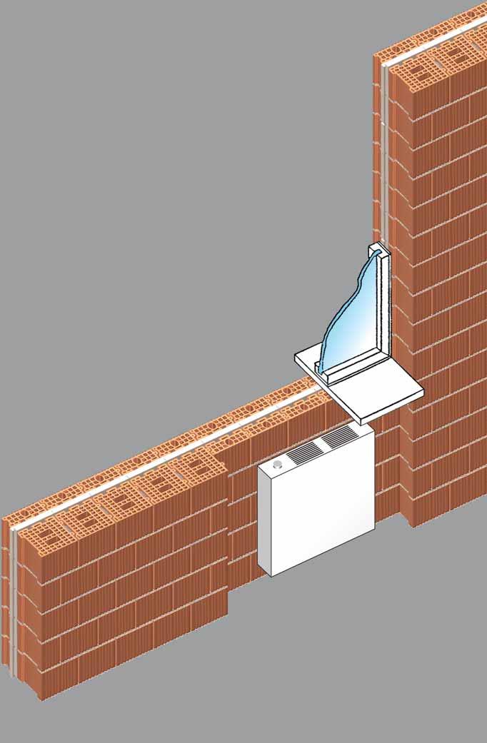 Il sistem costruttivo portnte I blocchi bse portnti relizzno quttro spessori: Norm / Bio, con prte intern portnte di spessore 25 cm. Norm / Bio S38, con prte intern portnte di spessore 25 cm.