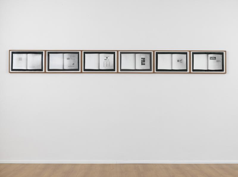 Malerwochen, 1972/1973, serie di 6 fotografie in b/n, 30,3x50,6 cm ciascuna, Ed.of 2.