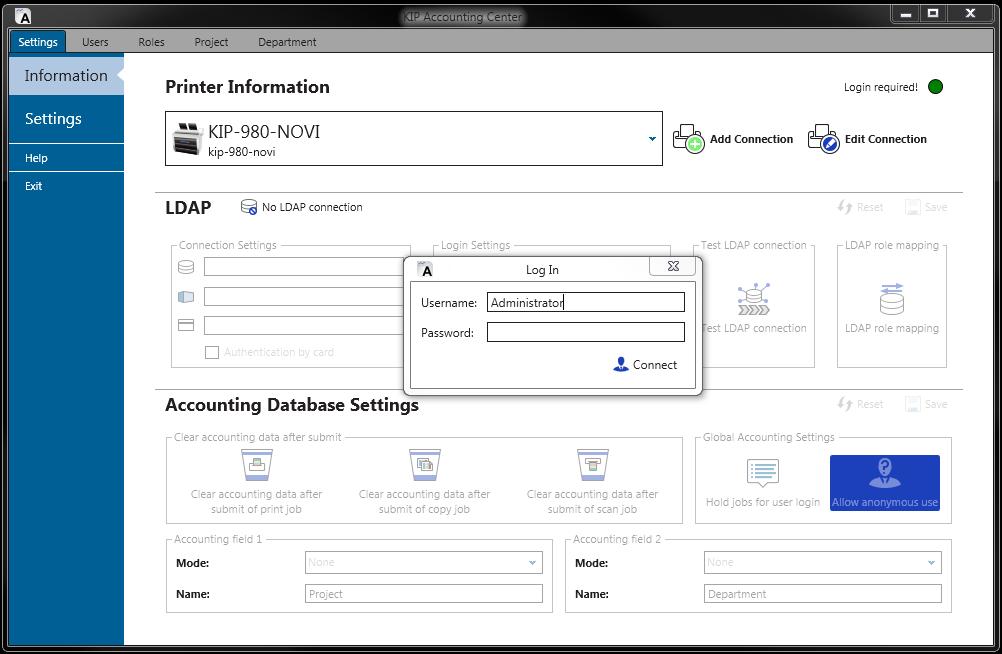 In alternativa, scaricare il KIP Accounting Center dall'area