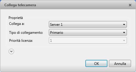 .. Suggeriment: È inltre pssibile trascinare la telecamera in un server presente sull'elenc delle