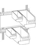 Cestello verticale L 150 x P 100 x H 200 mm L 153 x