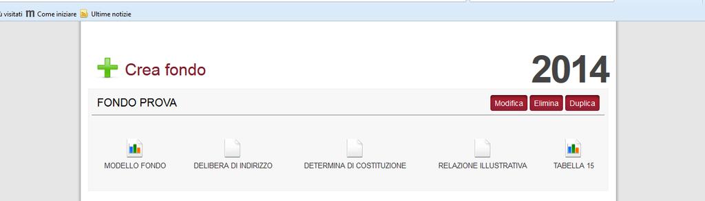 Compilazione automatizzata dei documenti direttamente scaricabili: Predisposizione della Delibera di indirizzo dell organo di governo per la costituzione del fondo annuale e degli indirizzi