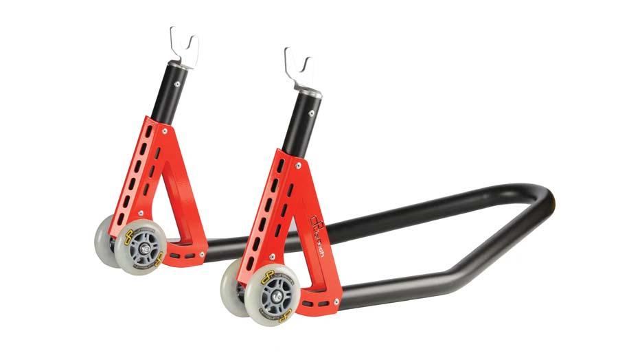 176 CAVALLETTI ALLUMINIO ALUMINIUM REAR STANDS kg 2,7 Modello Model Codice Code Cavalletto posteriore in alluminio con