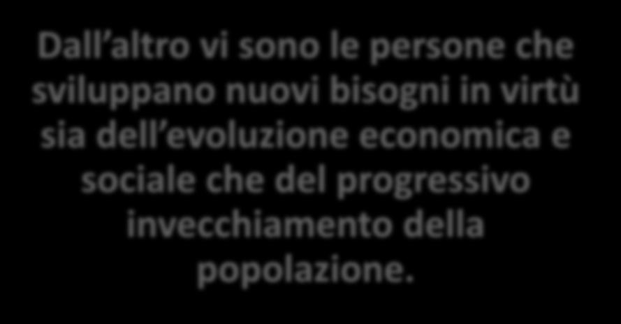 specializzazione Dall altro vi sono le persone che sviluppano nuovi