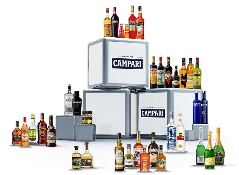 IL PORTAFOGLIO Gruppo Campari ha un portafoglio di oltre 50 marchi premium e super premium nelle seguenti categorie Aperitivi Liquori / Distillati / Altri