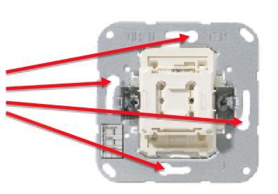 INSTALLAZIONE DEI DISPOSITIVI Si può prevenire la rimozione di dispositivi KNX mediante