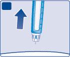 B Dopo l iniezione, potrebbe vedere una goccia di insulina sulla punta dell ago. Ciò è normale e non ha alcun effetto sulla dose.