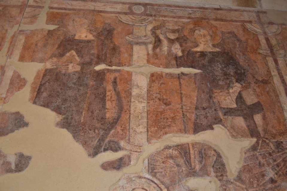 Gli affreschi più antichi sono