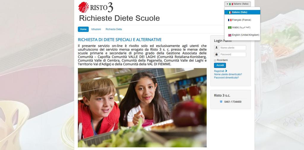 Per insegnanti e altro personale scolastico, la richiesta di dieta alternativa è valida per sempre, salvo variazioni di sede; in tal caso va ripresentata una nuova richiesta, specificando la nuova