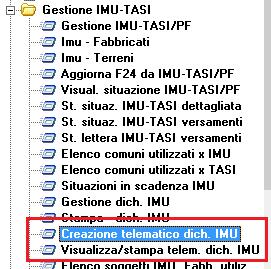 DICHIARAZIONE TELEMATICA IMU/TASI per Enti Commerciali/Persone Fisiche Anno imposta 2016 Predisposizione A partire dall anno