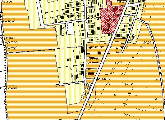 Scheda 2 Area RC108 Estratto PRGC vigente (sinistra) e variante al PRGC (destra) Estratto piano di classificazione acustica vigente La nuova area residenziale RC108 si colloca sul lato sud dell