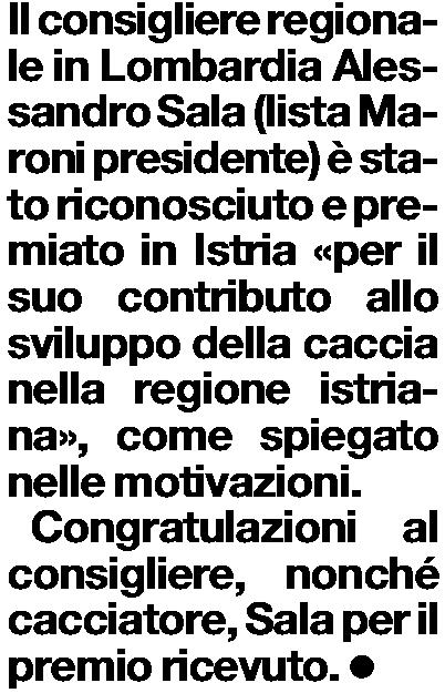 Diffusione 09/2015: 16.000 Lettori Ed. 2015: 80.000 Quotidiano - Ed.