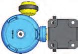 Condensatore e motoprotettore in pannello di controllo esterno/starting capacitor and motor protector in the external box control.