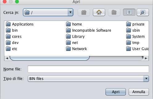 bin presente all interno della pendrive (o scaricandolo dal sito www.lince.