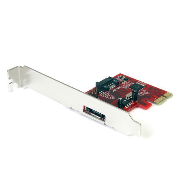 SATA Controller card PCI Express SATA 6 Gbps 1x esata + 1x SATA Product ID: PEXSAT31E1 La scheda controller PCI Express a 2 porte SATA/eSATA 6 Gbps (SATA 3.