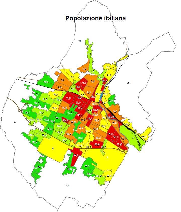 Mobilità interna: variazioni di residenza all interno del comune dal 1991 al 2015