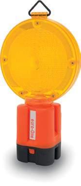 Lampeggiatore One Giallo Lampeggiante Lampeggiatore giallo mono pila indicato per l utilizzo in cantieri stradali in aree urbane ad integrazione della segnaletica