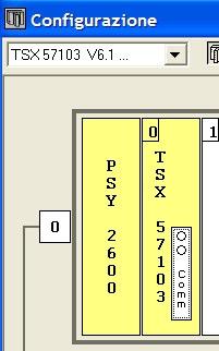 Configurazione di fabbrica nella CPU TSX Premium