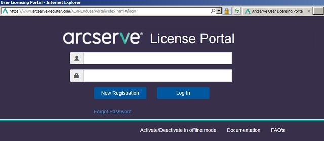 Informazioni sul Portale di licenza Arcserve Informazioni sul Portale di licenza Arcserve Portale di licenze Arcserve Consente di gestire tutte le licenze dei prodotti Arcserve.