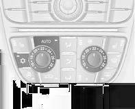 Modalità automatica AUTO Comandi per: Temperatura sul lato guida Distribuzione dell'aria Velocità della ventola Temperatura sul lato passeggero anteriore AUTO = modalità automatica 4 = ricircolo