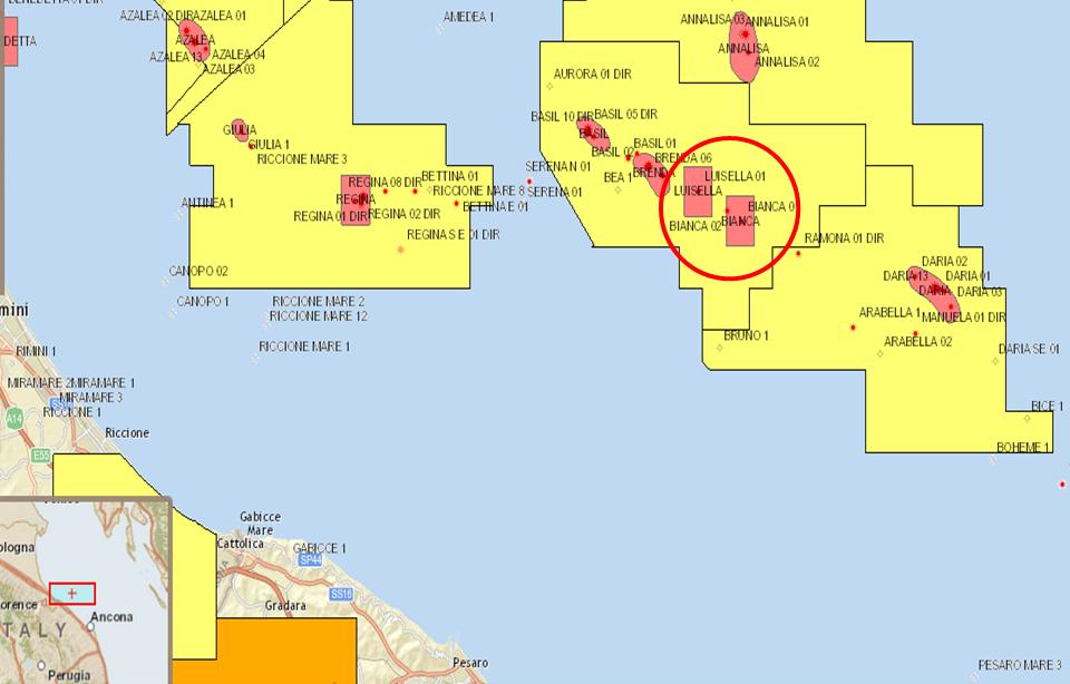 Eni SpA Divisione E & P GIAC/CS Campi di Bianca e Luisella Pozzi Bianca 3 Dir, 4 Dir, 5 Dir Luisella 2 Dir, 3 Dir, 4 Dir, 5 Dir, 6 Dir PAG 3 DI 16 2. SEZIONE 2 (PROGRAMMA GEOLOGICO) 2.