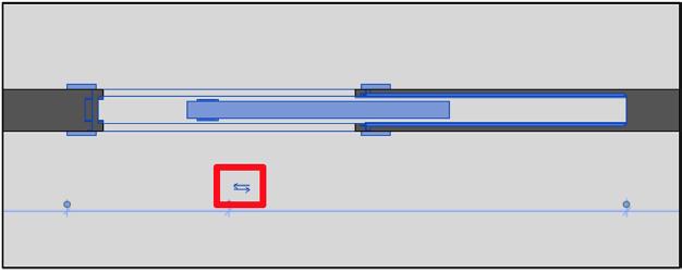 La direzione dell oggetto selezionato utilizzando nella vista in pianta la barra spaziatrice; 2.