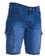 DENIM 239 Kakhi Light Blu Grigio JEEP Bermuda uomo in taglio jeans a cinque tasche, due tasconi laterali LOCK SYSTEM con leggero soffietto, chiusura