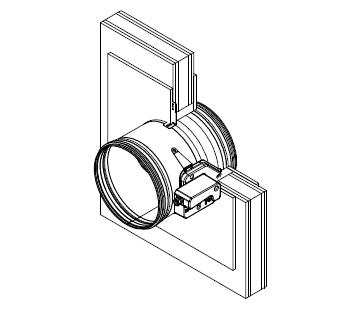 5.2.6 Montaggio a parete flessibile Parete realizzata con doppia lastra di cartongesso tipo GFK spessore di 12,5 mm installata su struttura d acciaio di 48 mm di larghezza.