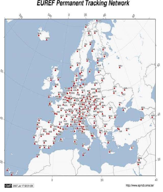 3 RAPPORTI CON L EUREF L EUREF è un'associazione informale tra Università e Istituti Geografici Nazionali europei che opera come sottocommissione della International Association of Geodesy.