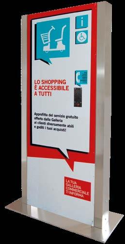 display assisting customers with disability Cod. EBA.I0.004H dotazione mobilità Dim.