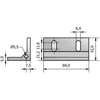 SQUADRA AL 42x84 M8 H0451 lega dura di