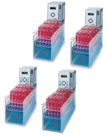 applicazioni di interne ed esterne Con vasca trasparente Con vasca in acciaio inossidabile ad alta qualità Questi modelli sono concepiti per Termostatazione di campioni all interno della vasca