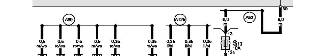 Pagina 8 di 15 Audi A6 Schema elettrico N.