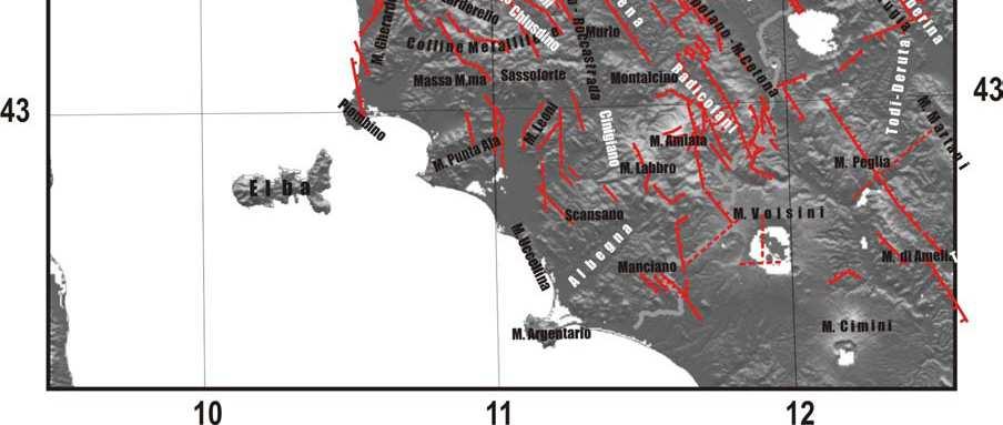 aumenta avvicinandosi alla dorsale appenninninica poiché si riscontrano bacini via via più