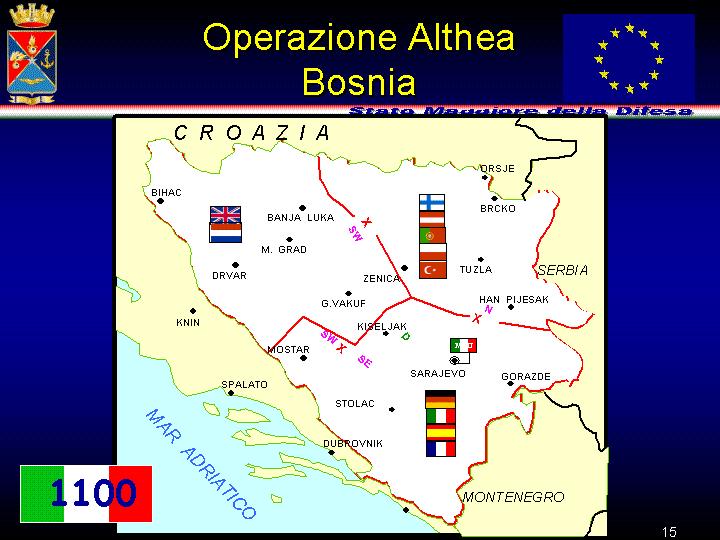 Piu in dettaglio, in Bosnia, dal 2 dicembre alla operazione Joint Forge, a guida NATO, per l attuazione degli accordi di Dayton tesi a creare le condizioni per una pacifica convivenza del varie